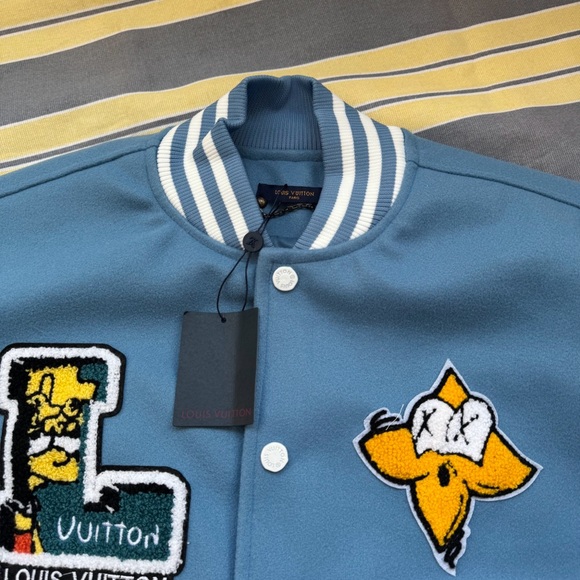 Louis Vuitton Blue Logo Patch Jacket - Picture 2 of 14